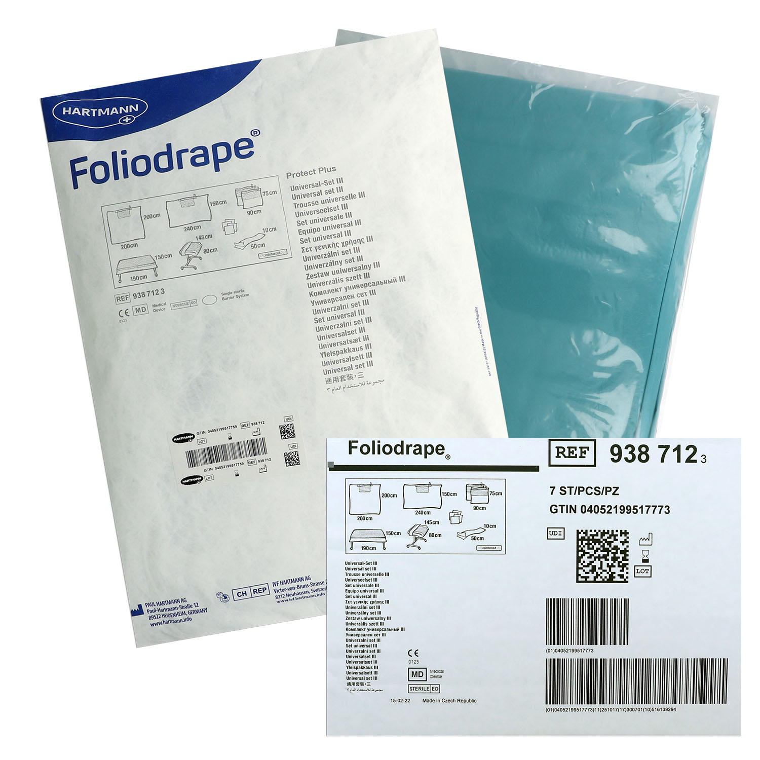 Foliodrape Protect Plus Universal-Set III - 7 St.