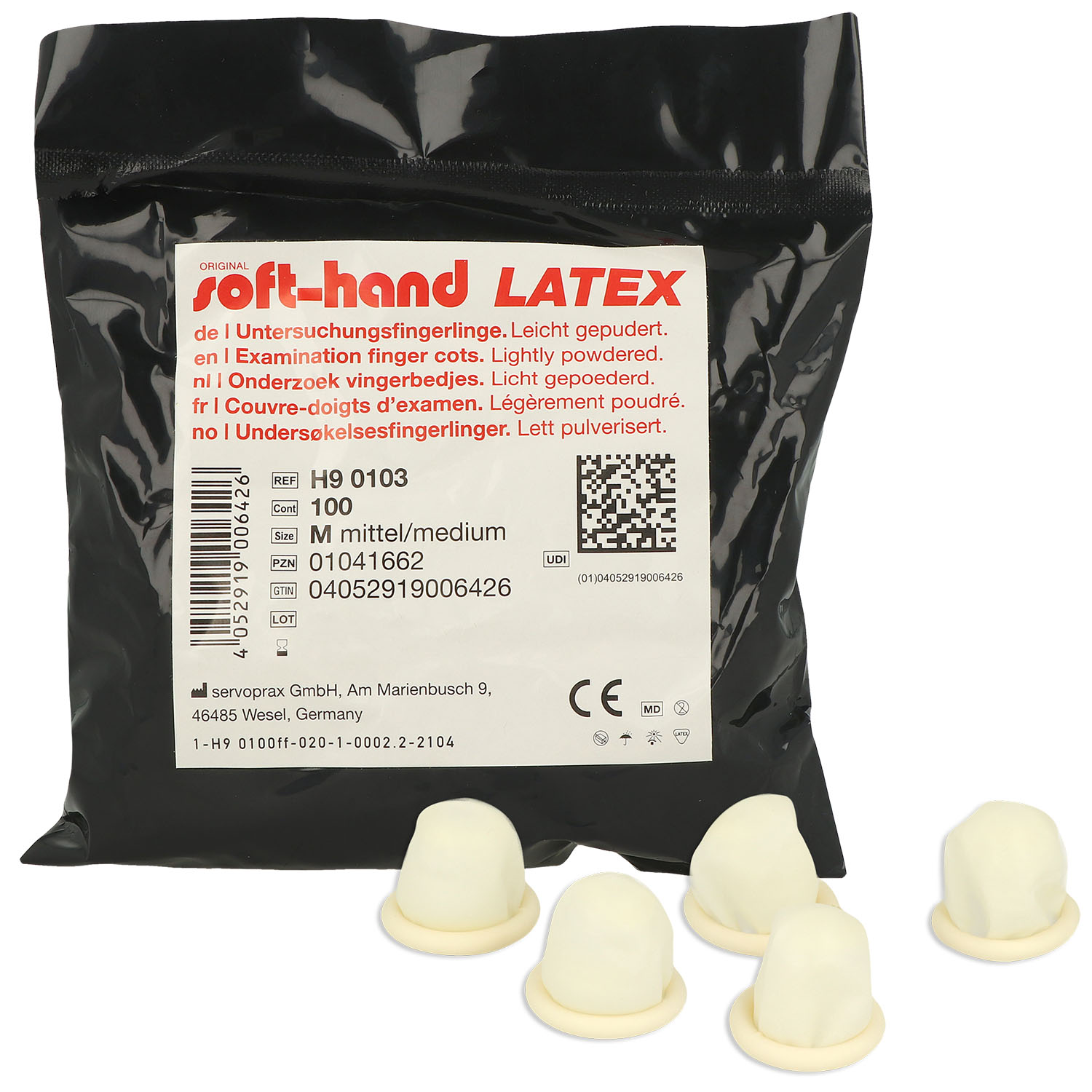 Latex-Fingerlinge puderfrei