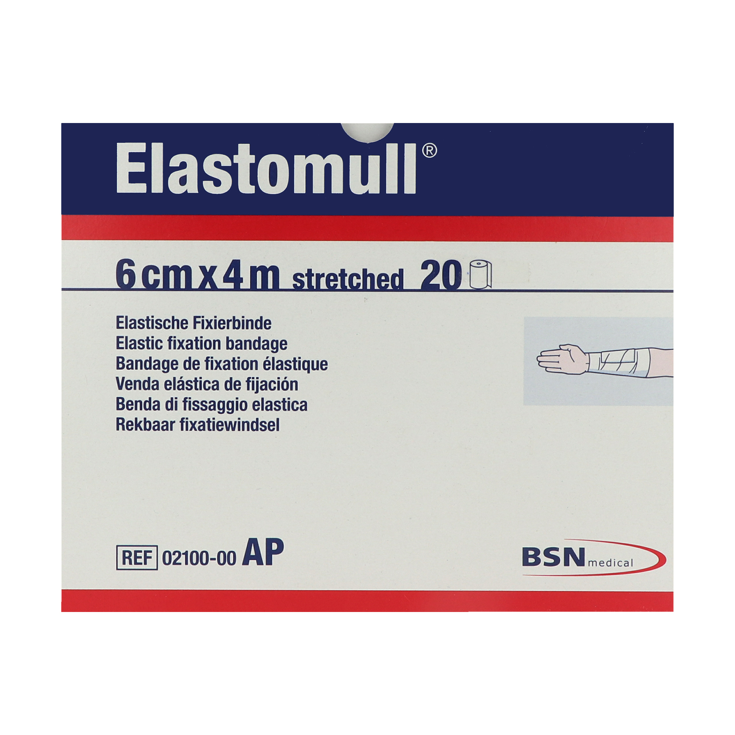 Elastomull elastische Fixierbinden