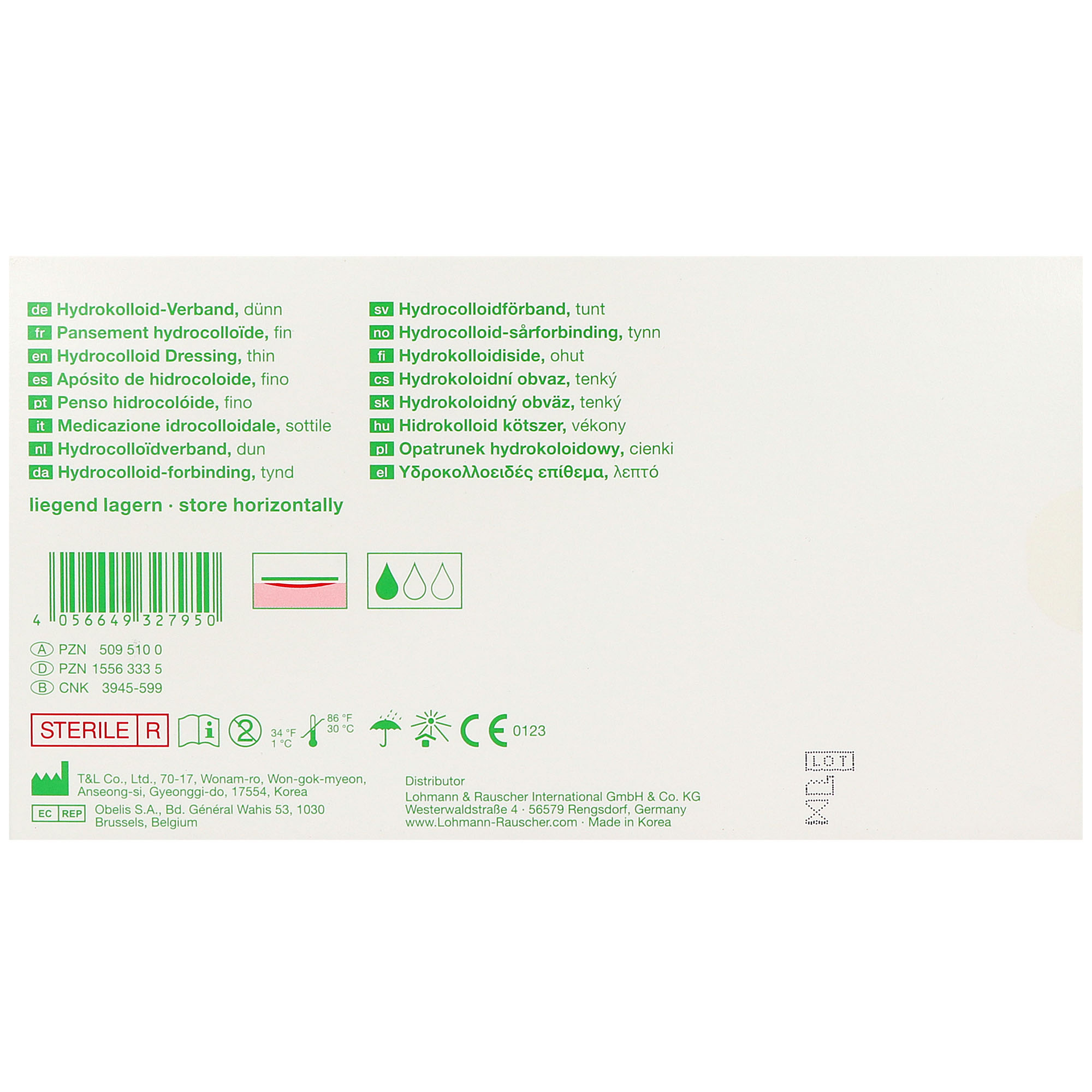 Suprasorb H Hydrokolloid-Verband dünn