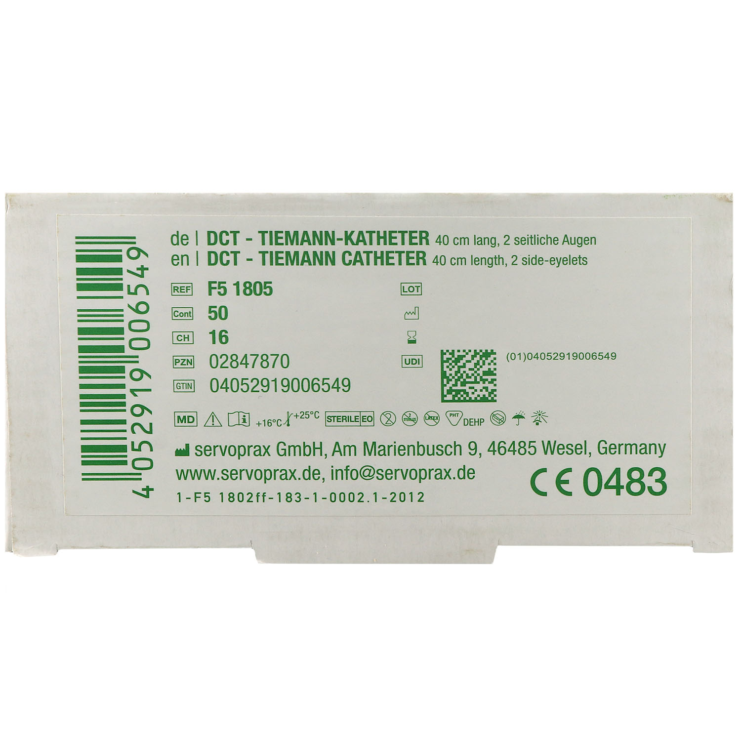 DCT Tiemann-Katheter