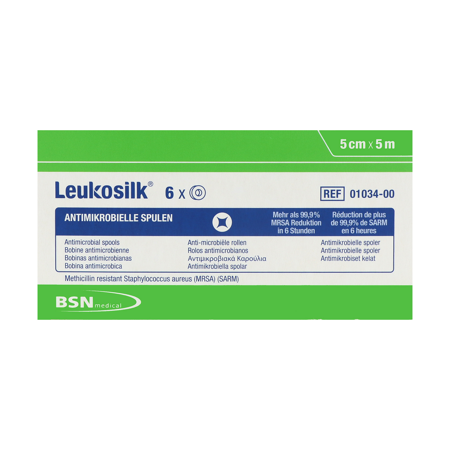 Leukosilk Fixierpflaster, Rollenpflaster