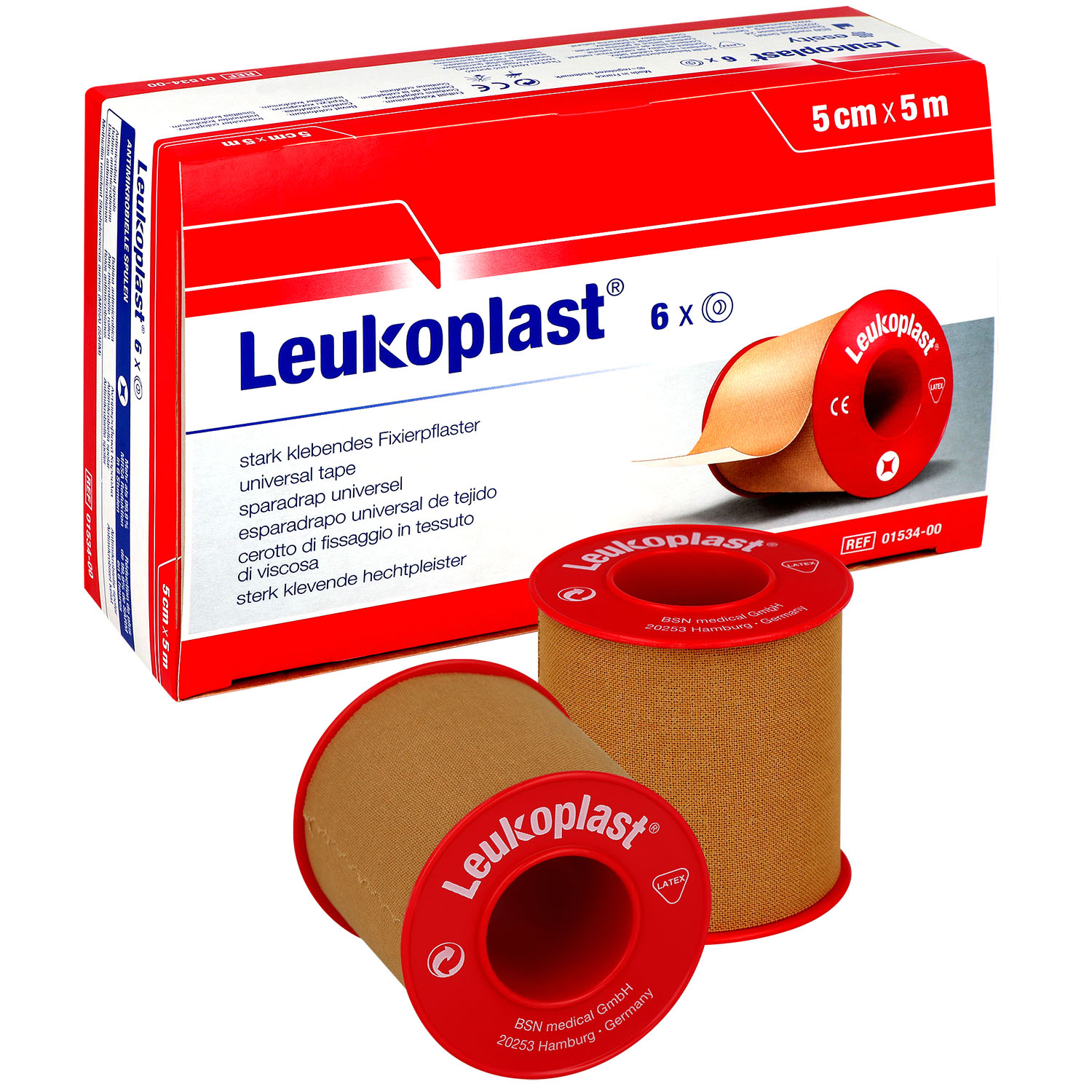 Leukoplast Rollenpflaster 5 cm x 5.0 m - 6 St.