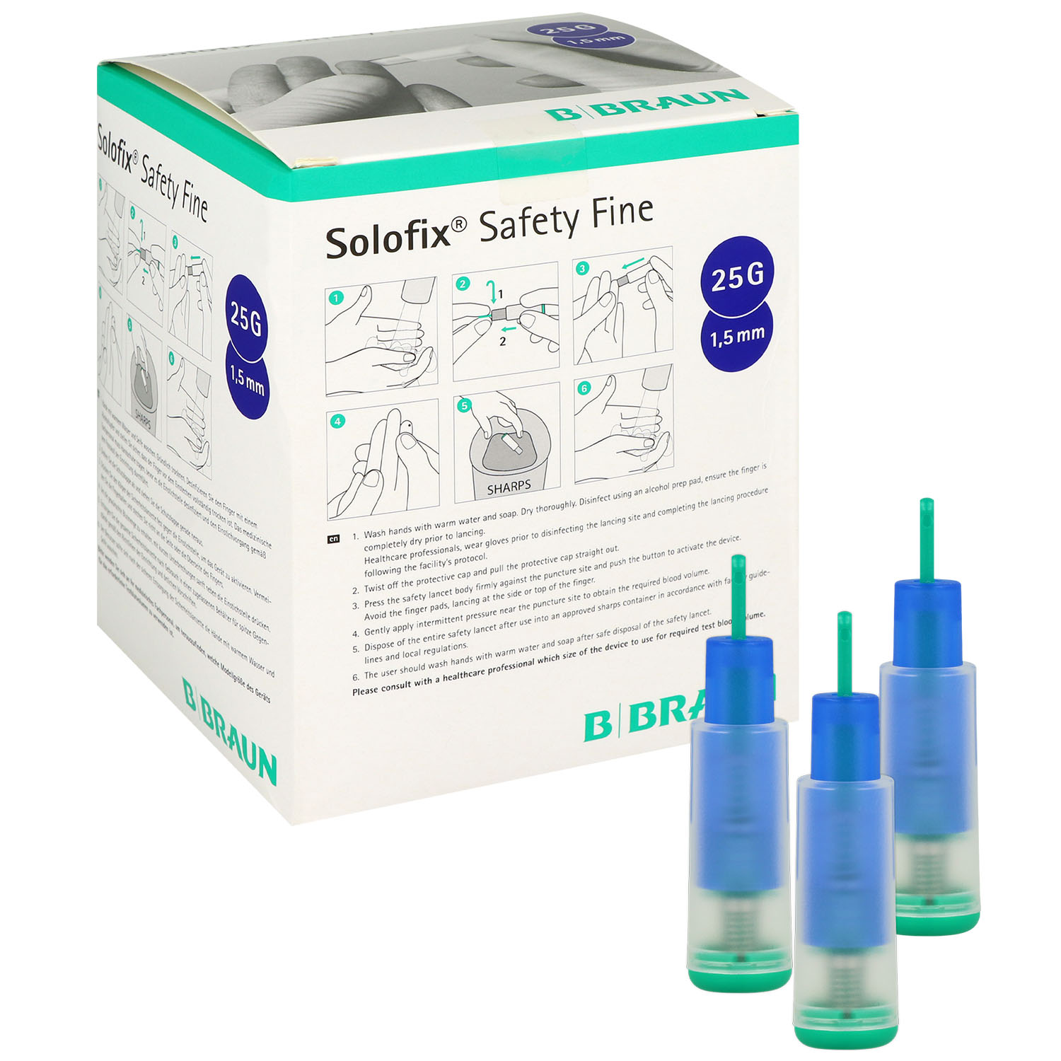 Solofix Safety - Sterile Einmal-Sicherheitslanzette Solofix Safety - Sterile Einmal-Sicherheitslanzette