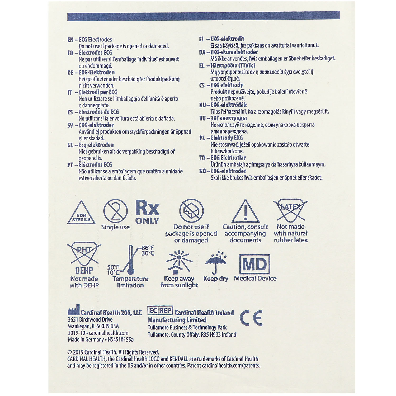 Arbo Einmal-Elektroden H66LG mit Liquidgel u. Ag/AgCI-Sensor m. Druckknopf