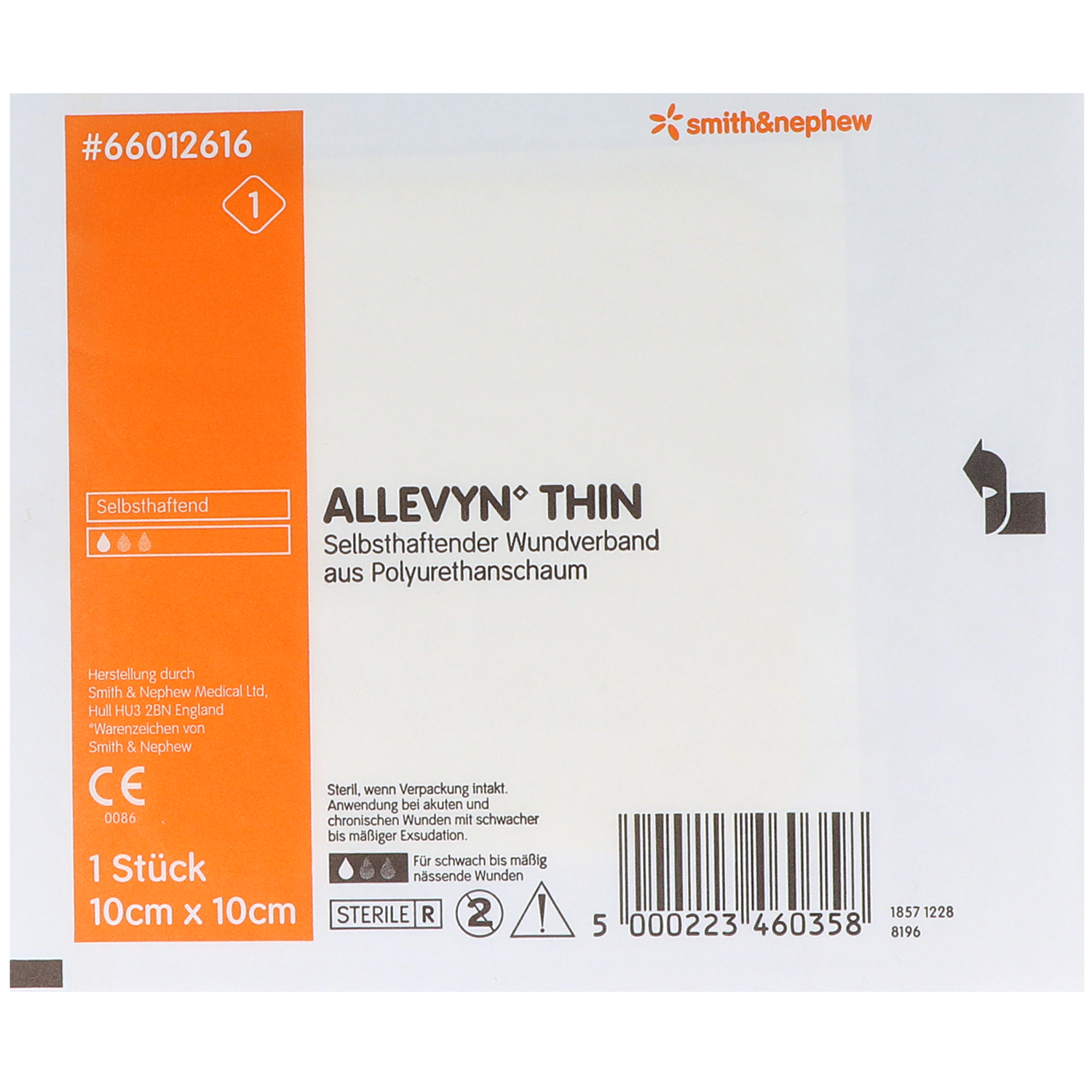 ALLEVYN Thin, Schaumverband mit extra dünner Wundauflage