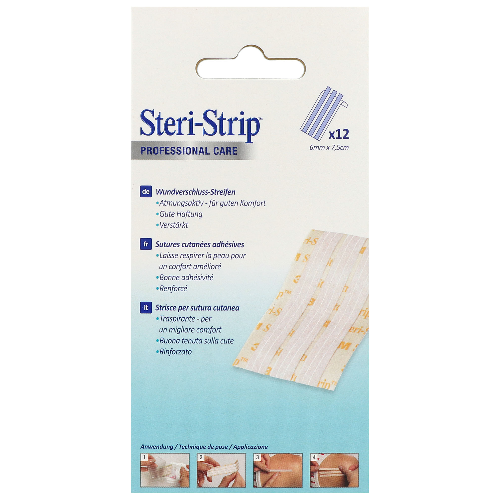 3M Steri-Strip Wundverschlussstreifen 3M Steri-Strip Wundverschlussstreifen