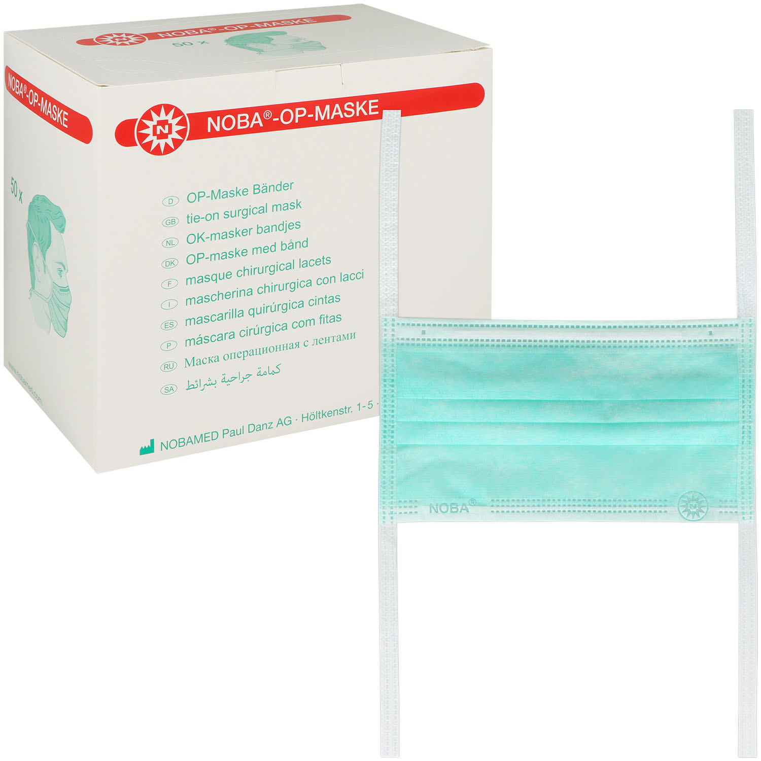 NOBA OP-Maske grün