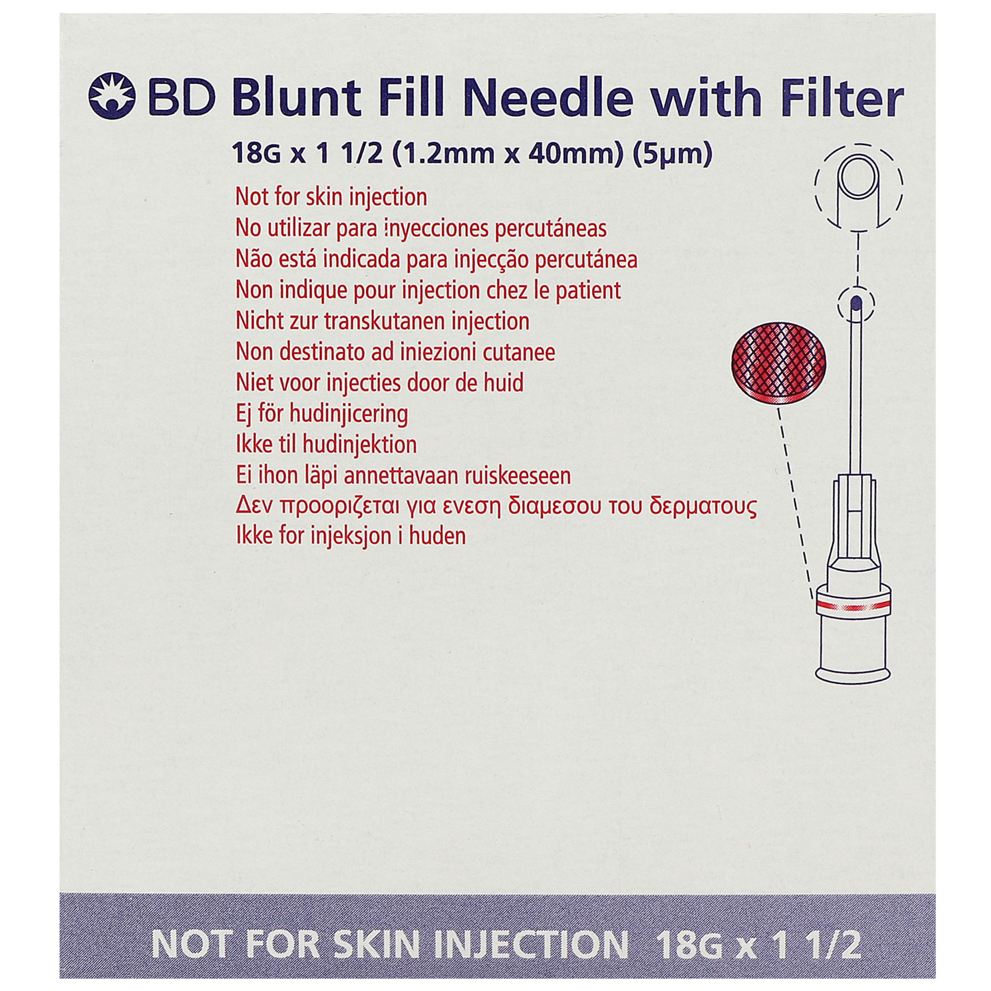 BD Blunt Fill Sicherheits-Aufziehkanülen