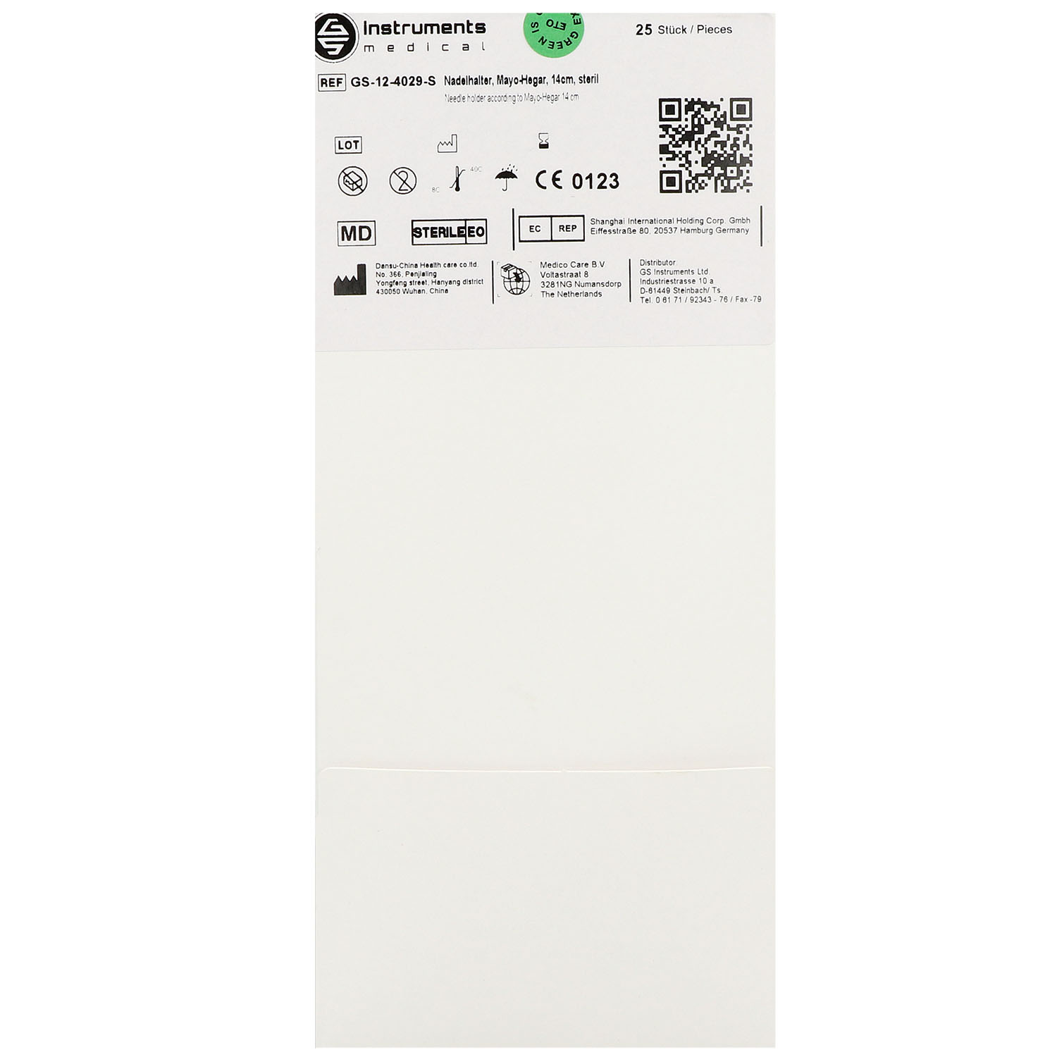 Einmal Nadelhalter, Mayo-Hegar, steril