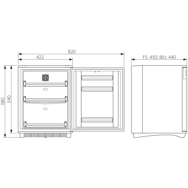 Dometic HC 302 DIN Medikamentenkühlschrank