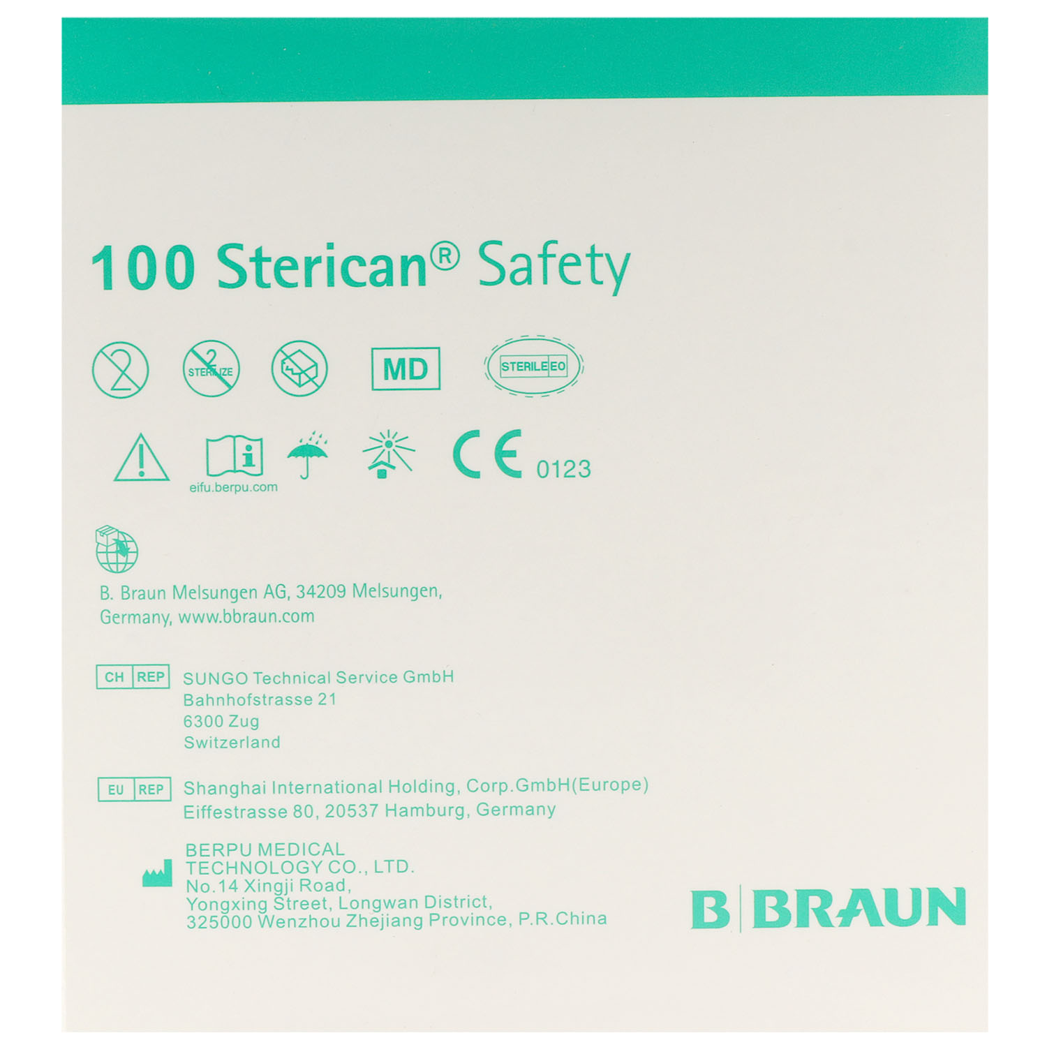 Sterican Safety Sicherheits-Einmalkanülen - 100 St.