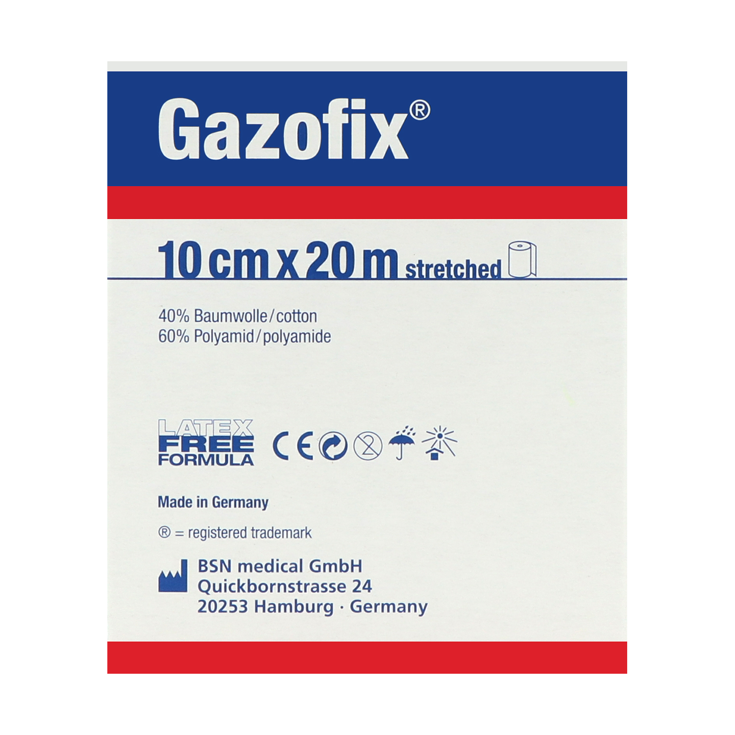 Gazofix Fixierbinde