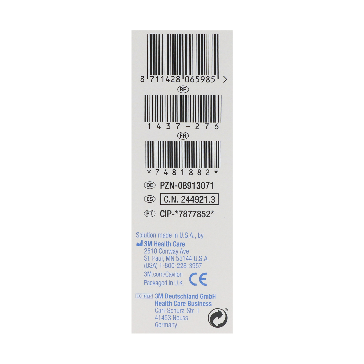 Cavilon reizfreies Hautschutz FK Spray