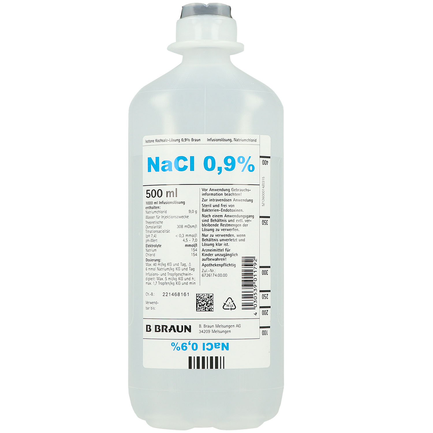 Isotone Kochsalzlösung 0,9% Ecoflac Plus