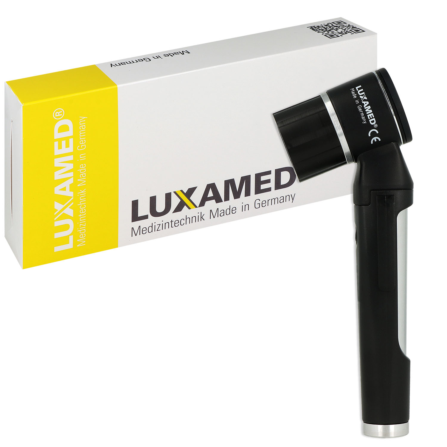 LuxaScope Dermatoskop CCT LED 2.5 V Kontaktscheibe ohne Skalierung schwarz