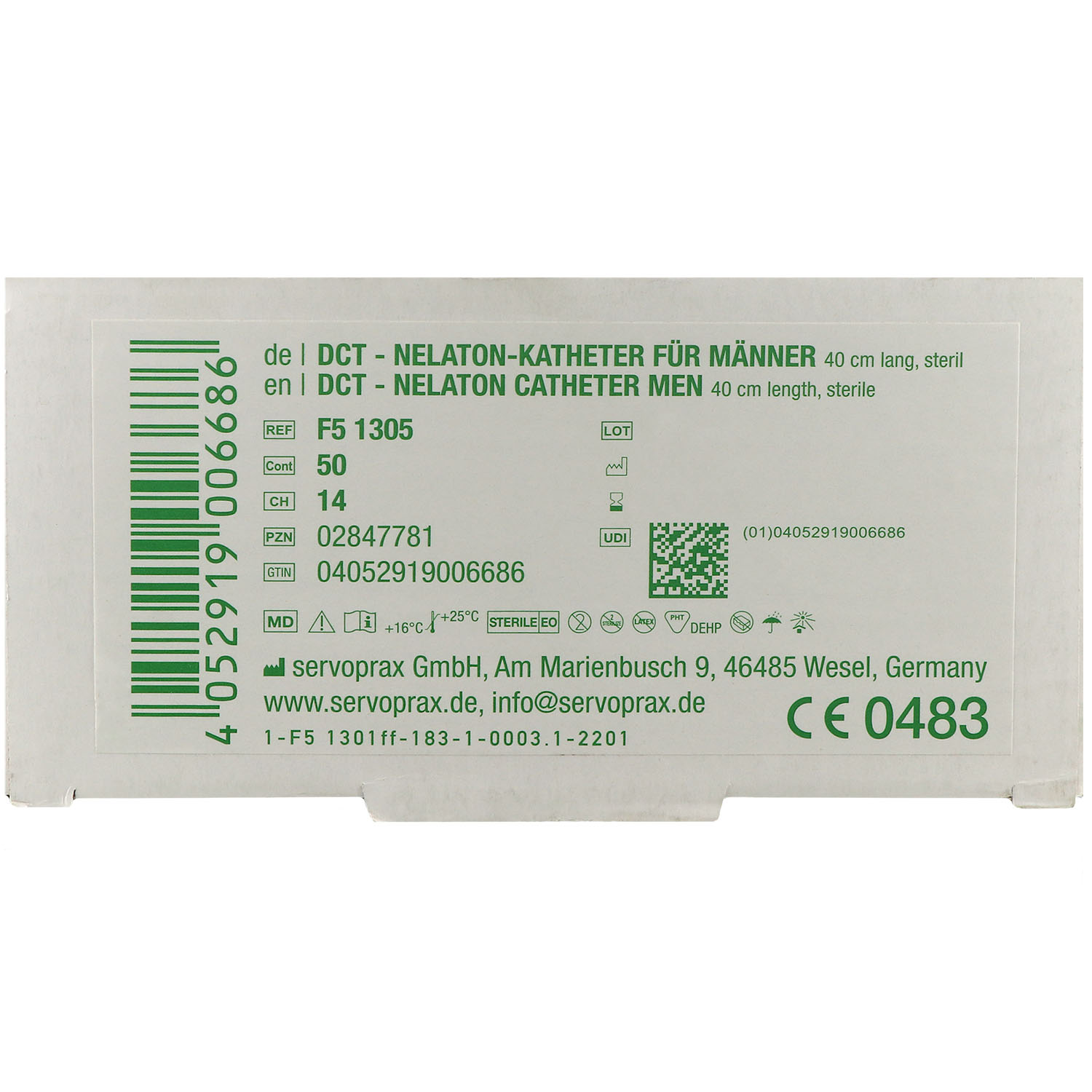 DCT NELATON Katheter Männer