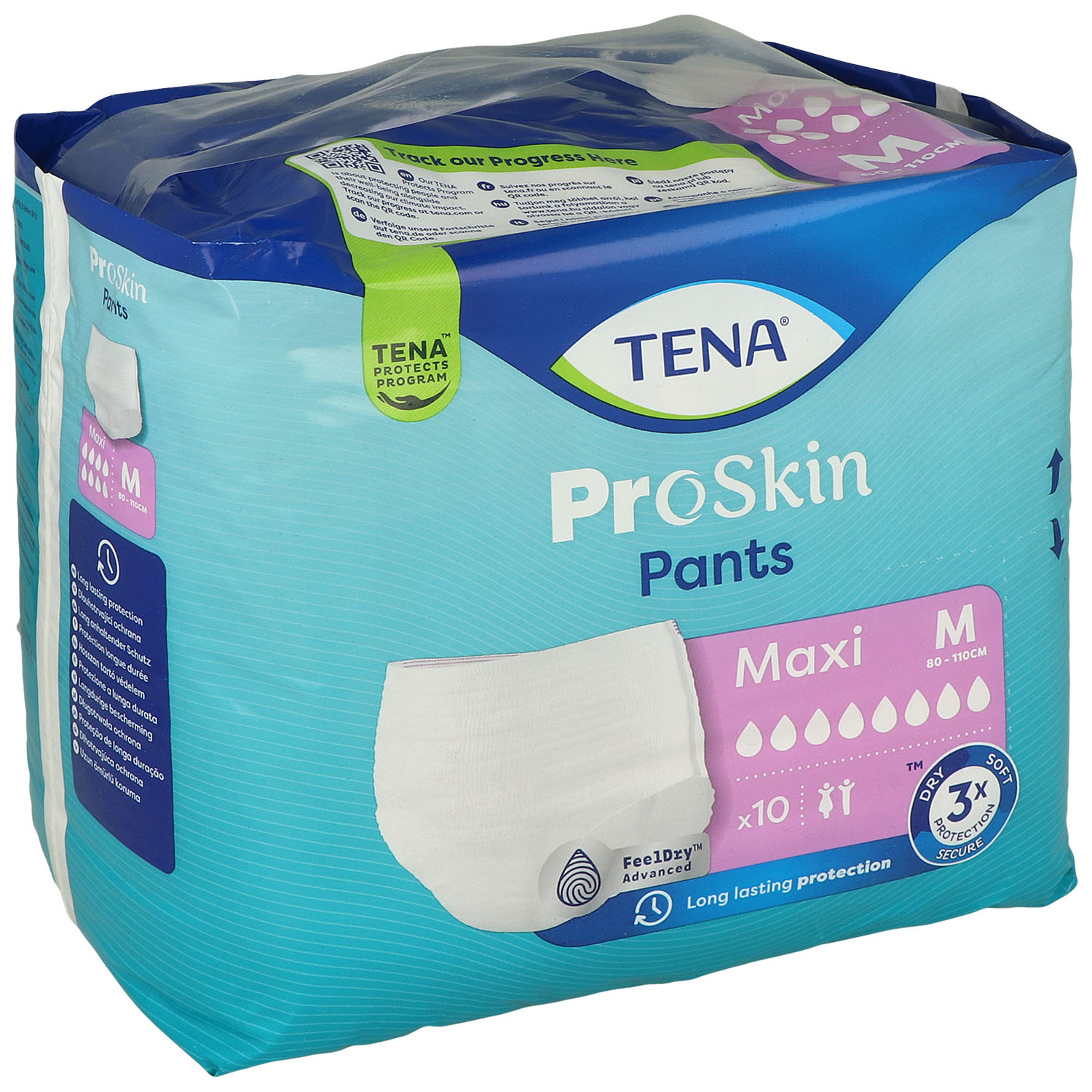 TENA ProSkin Pants Maxi - Einweghosen Gr. M - 10 St.