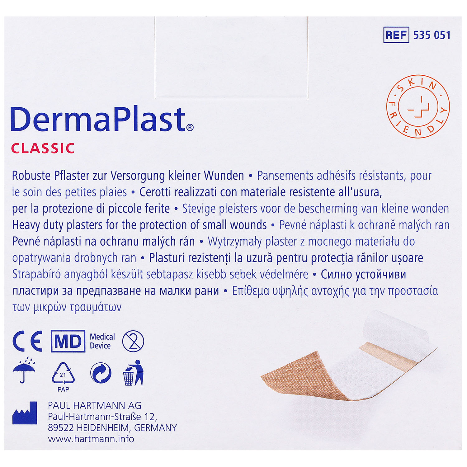 Hartmann DermaPlast classic Wundpflaster