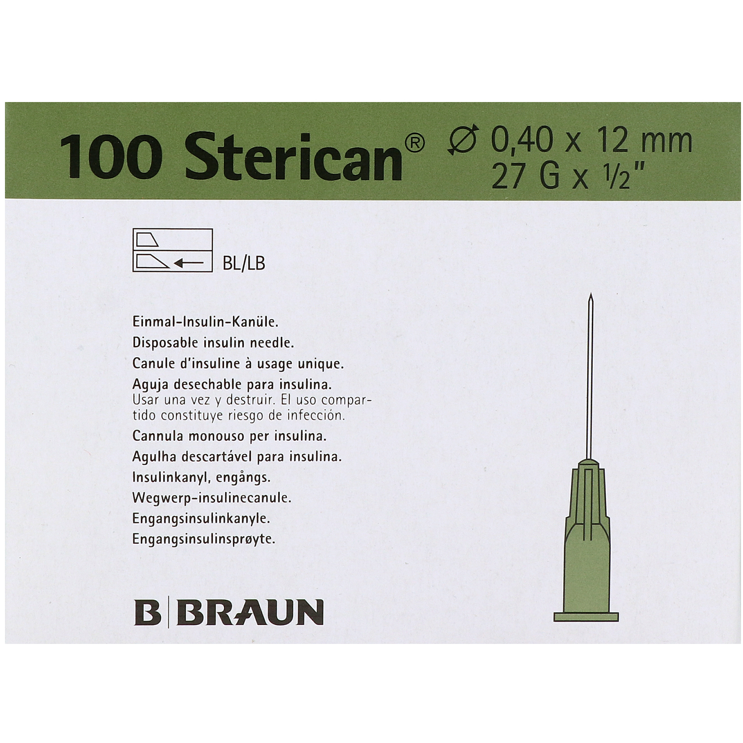 STERICAN Einmal-Kanülen in Sondergrößen
