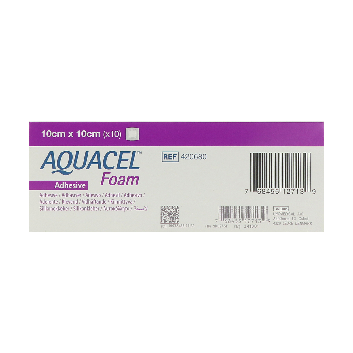 Aquacel Foam adhäsiv, haftender Schaumverband Aquacel Foam adhäsiv, haftender Schaumverband