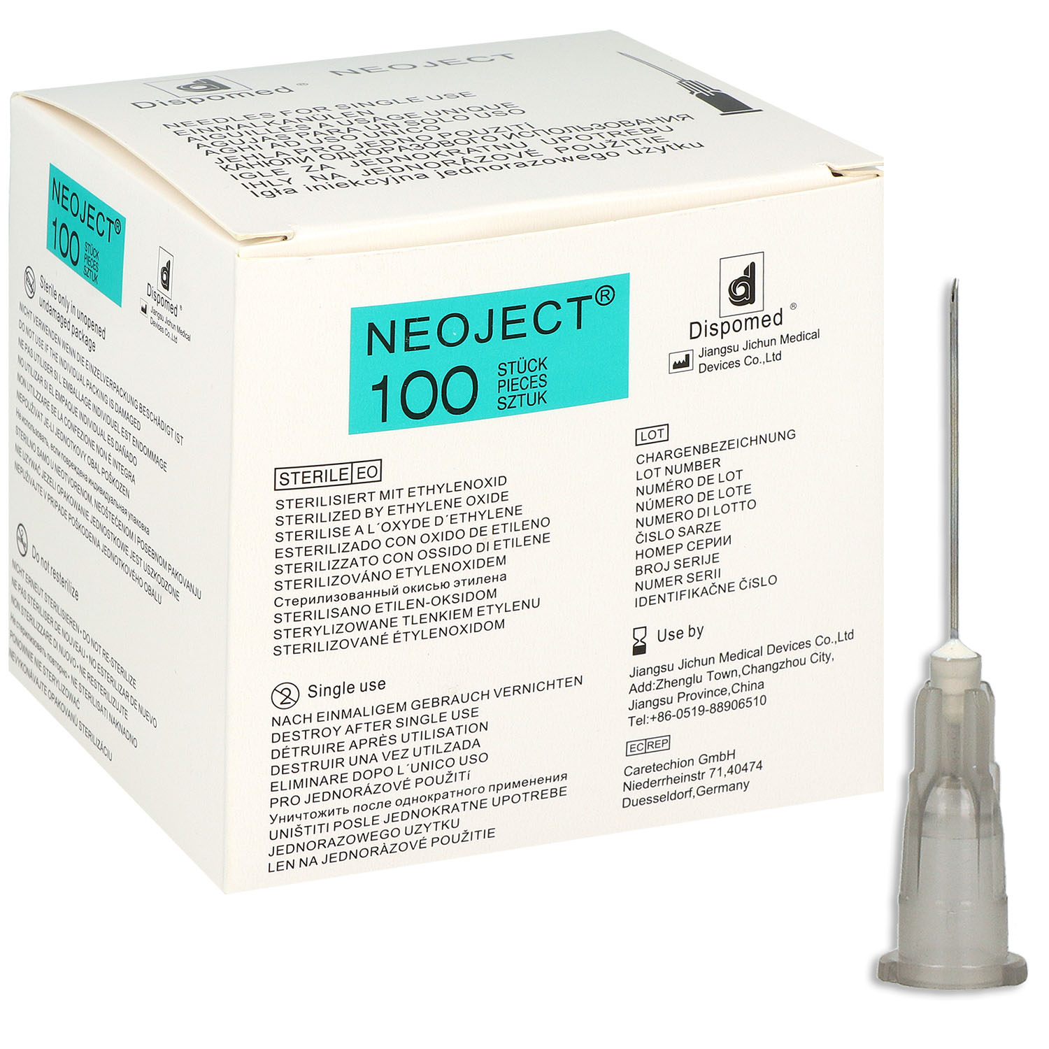 Neoject Einmalkanülen Standard Nr.20 - 0.40 x 19 mm - 100 St.
