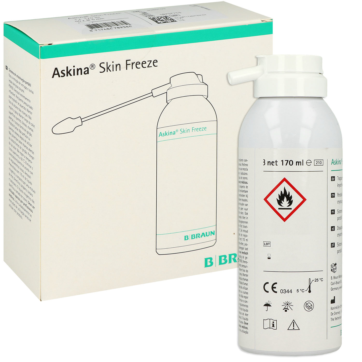Askina Skin Freeze - Kryospray mit Applikatoren