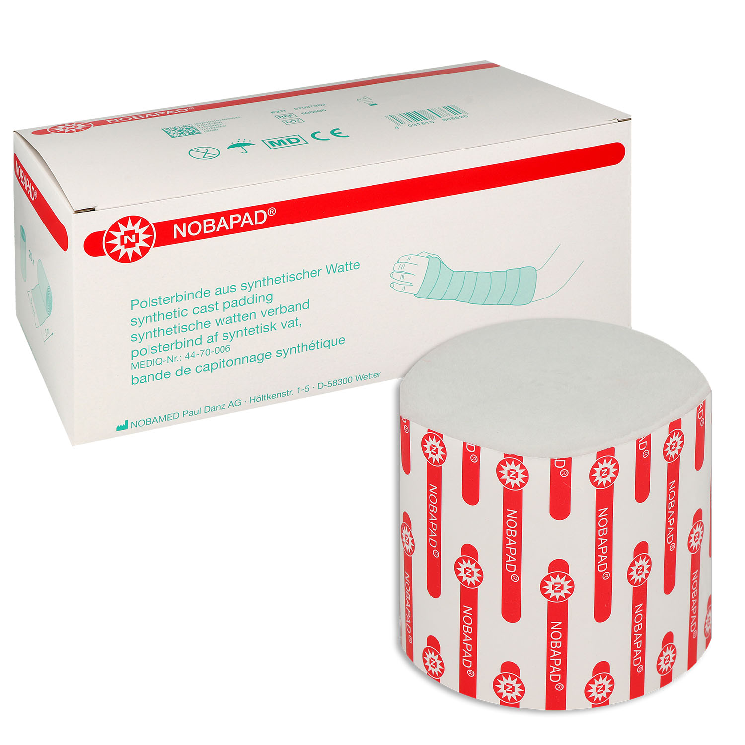 Nobapad synthetische Polsterbinde 6 cm x 3 m - 20 St.