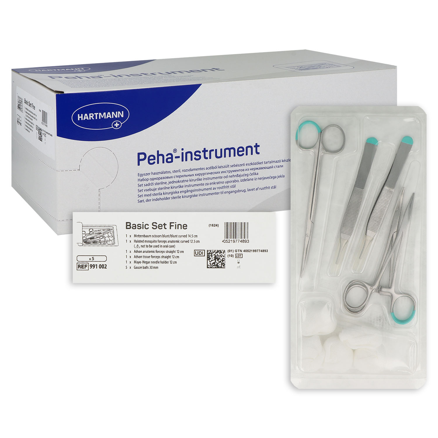 Peha-instrument Basis-Set fine