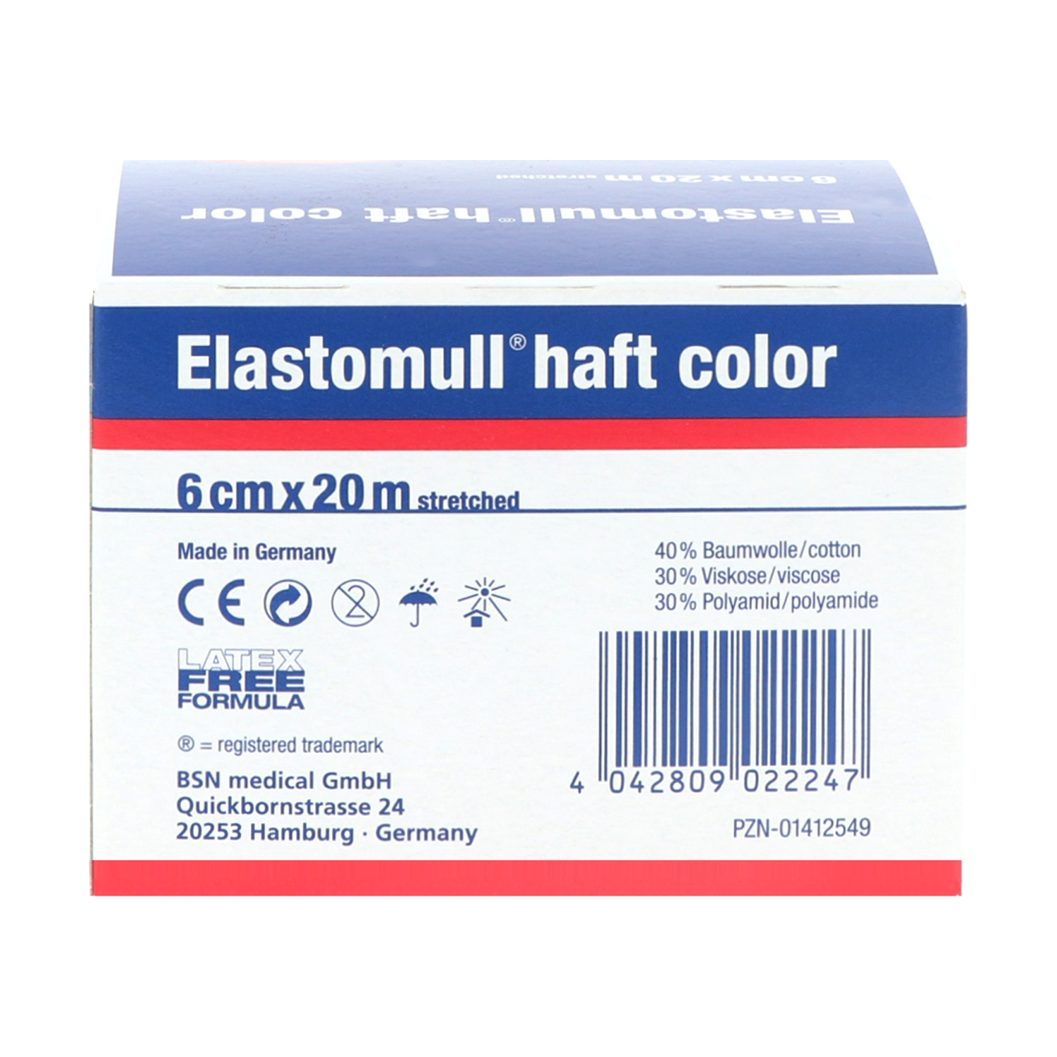 Elastomull Haft Color farbige Fixierbinde
