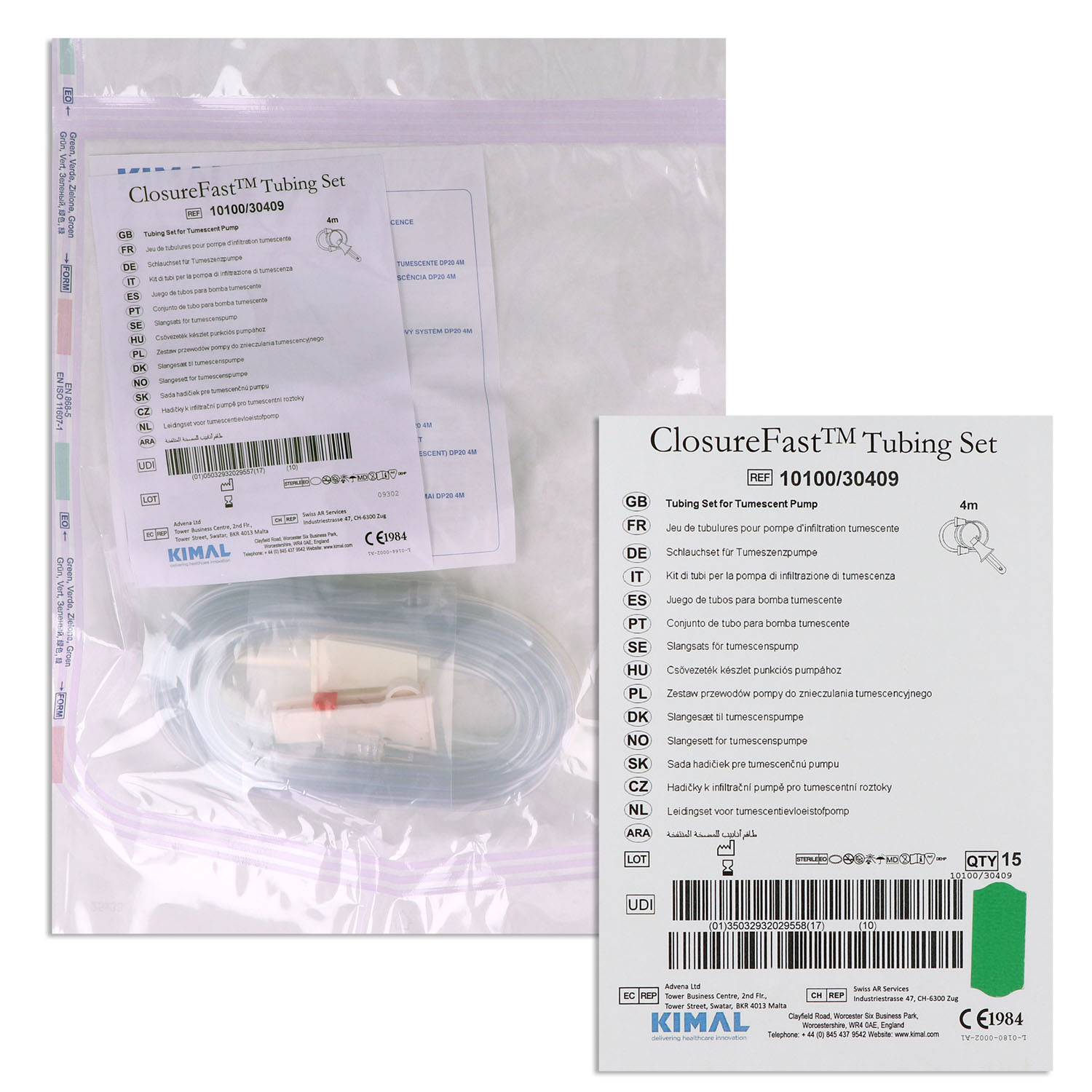 Infiltrations-Schlauchset für DP20 und DP30 - Set á 15