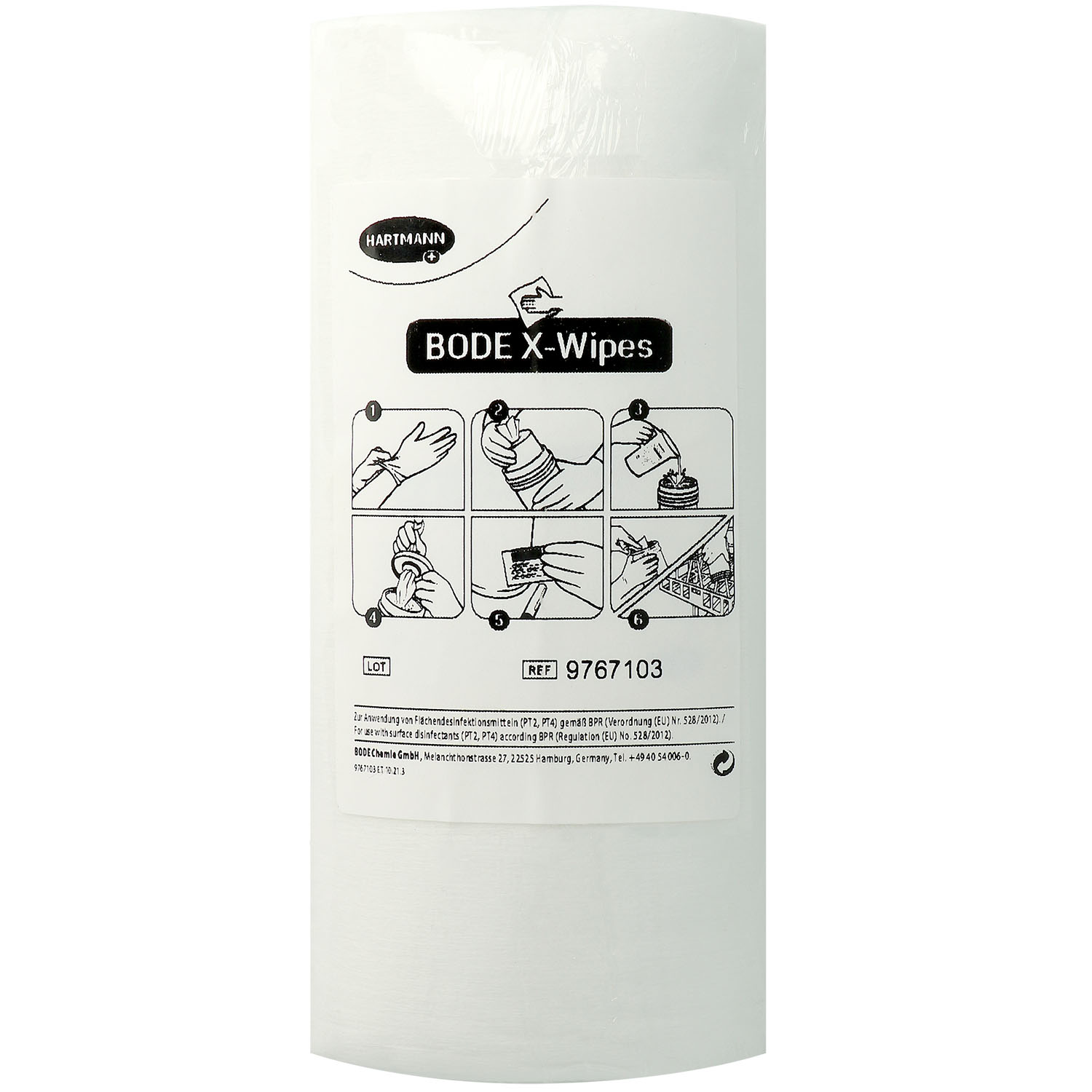BODE X-Wipes Desinfektionstücher