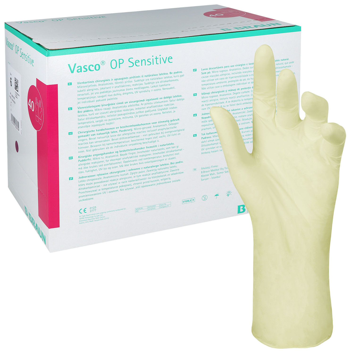 Vasco OP Sensitive, OP-Handschuhe, steril