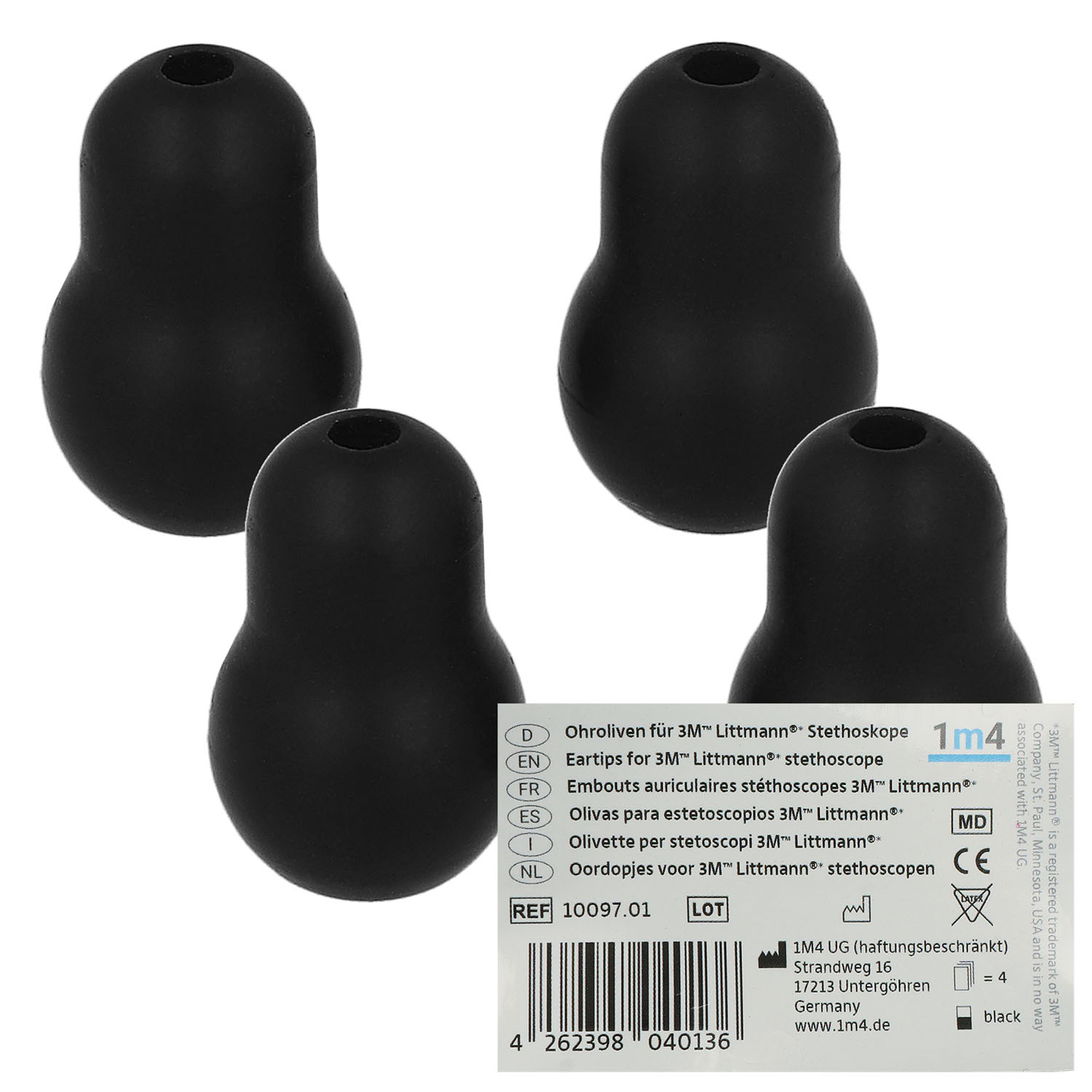 Ohroliven-Set, Ersatz-Ohroliven für Stethoskope