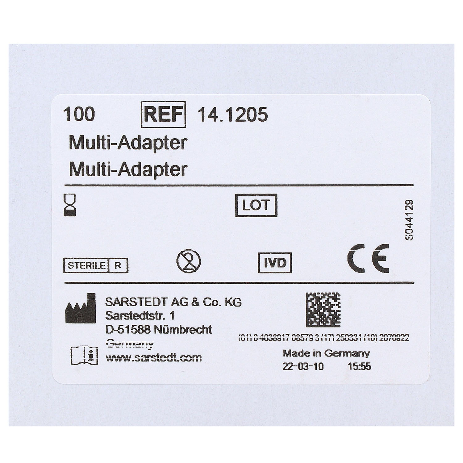 Multi-Adapter für S-Monovette