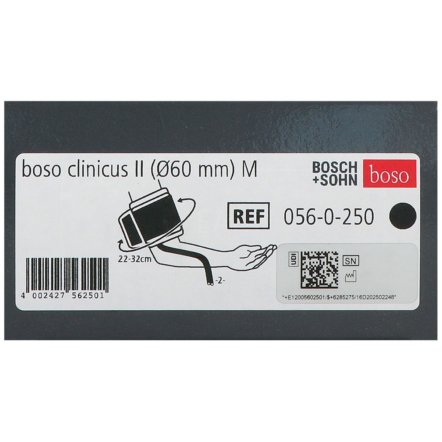boso clinicus II, Ø 60 mm, schwarz