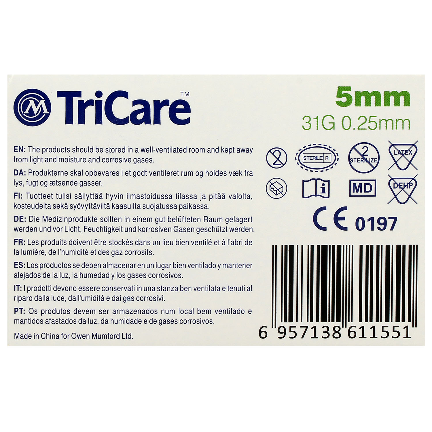 TRICARE Pen-Nadeln