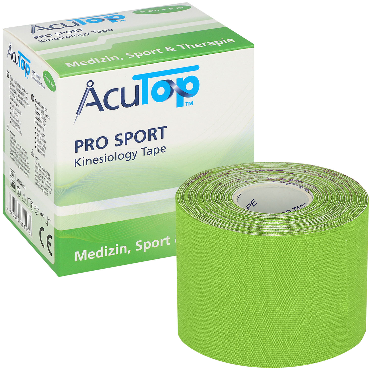 AcuTop Pro Sport Tape 5 cm x 5 m - apfelgrün