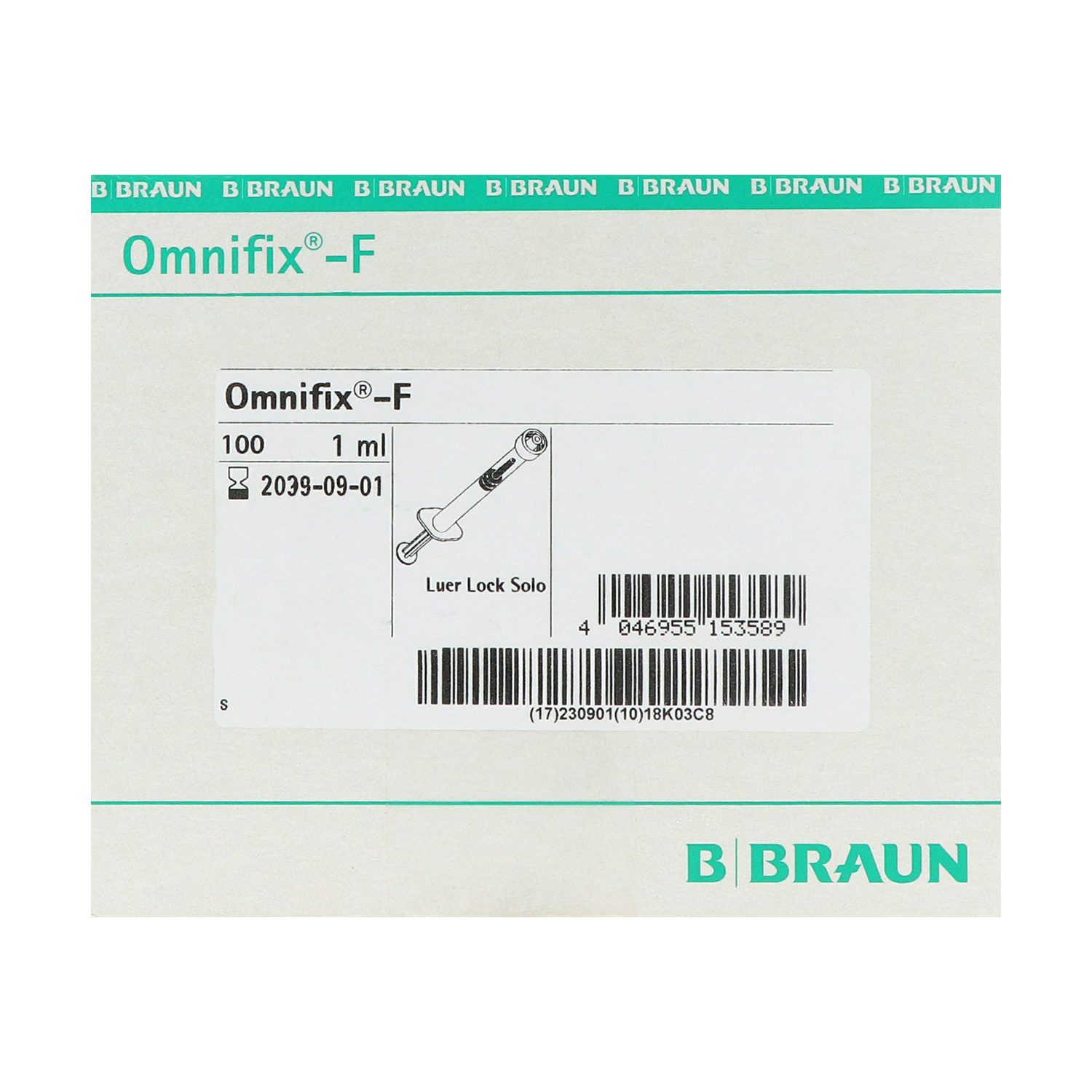Omnifix-F Feindosierungsspritzen, Luer-Lock-Ansatz