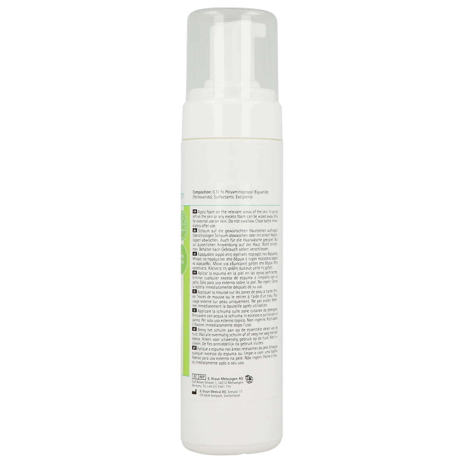 Prontoderm Foam, MRE-Hautdekolonisations-Reinigungsschaum