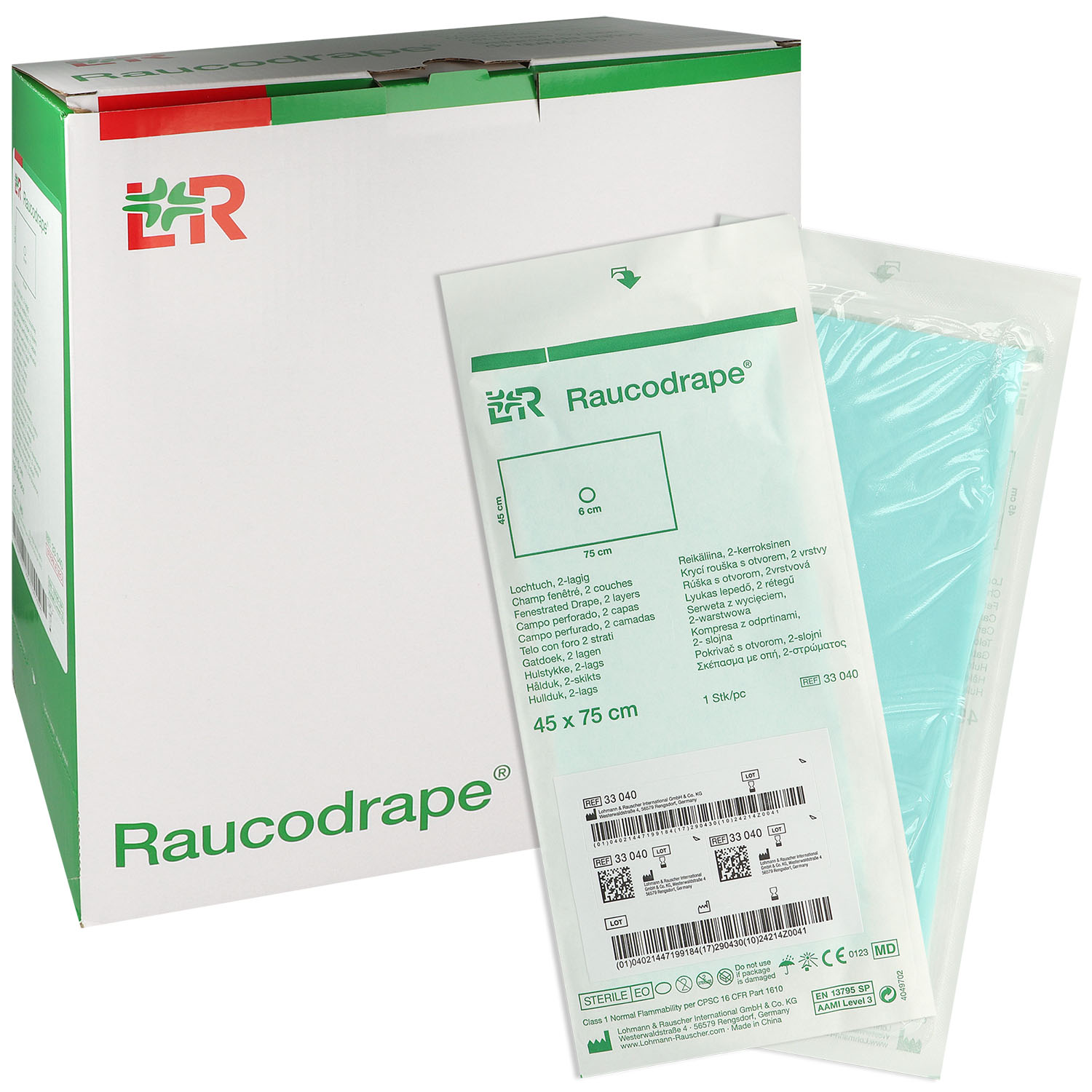 Raucodrape Lochtücher 2-lagig