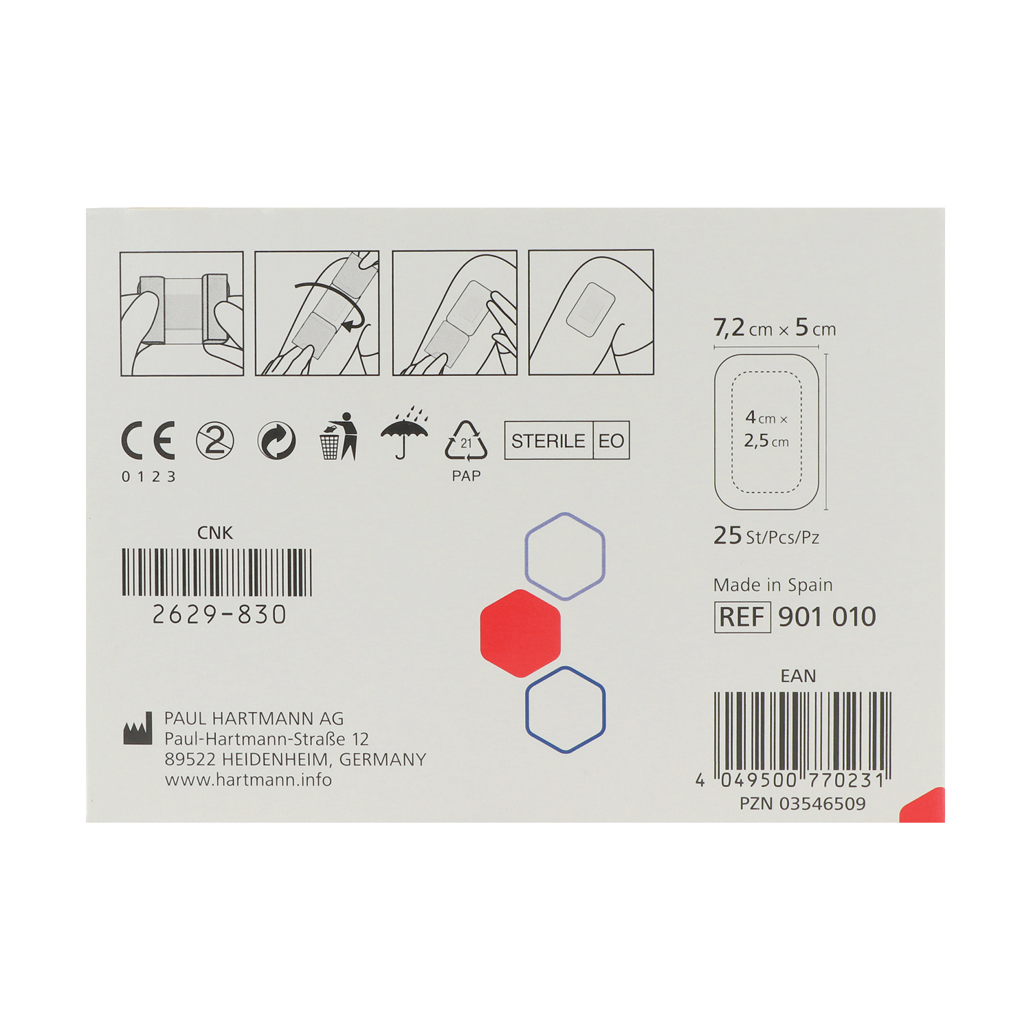 Cosmopor Advance Post-OP-Verband, selbstklebend, steril