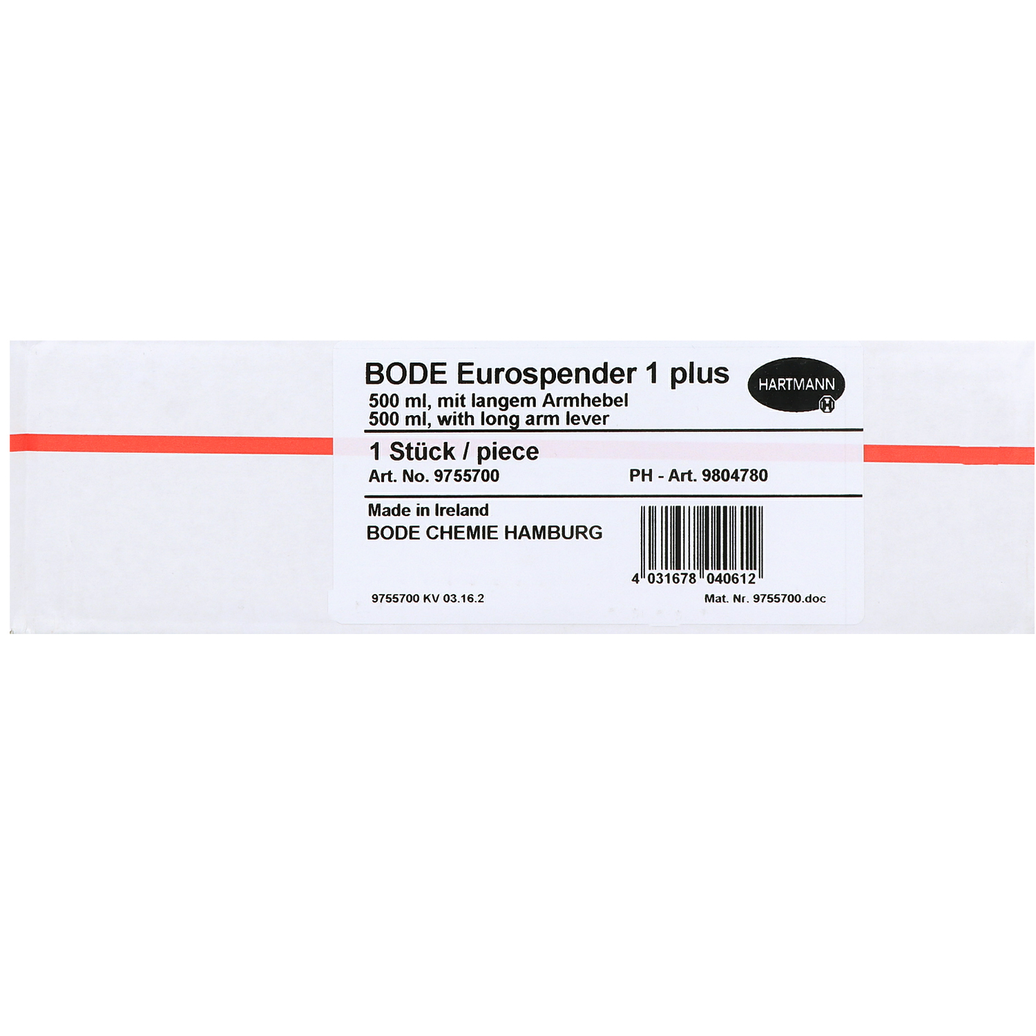 Desinfektionsmittelspender BODE Eurospender 1 plus