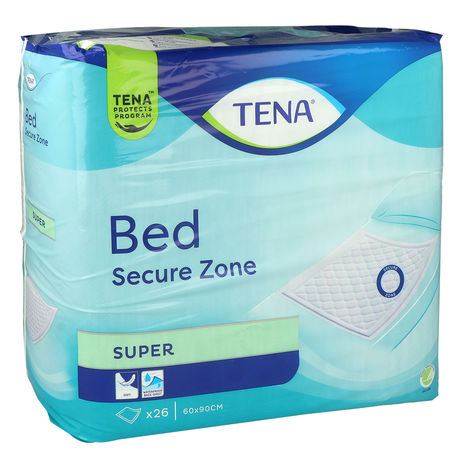 TENA Bed Super Inkontinenz-Schutzunterlagen 60 x 90 cm - 26 St.