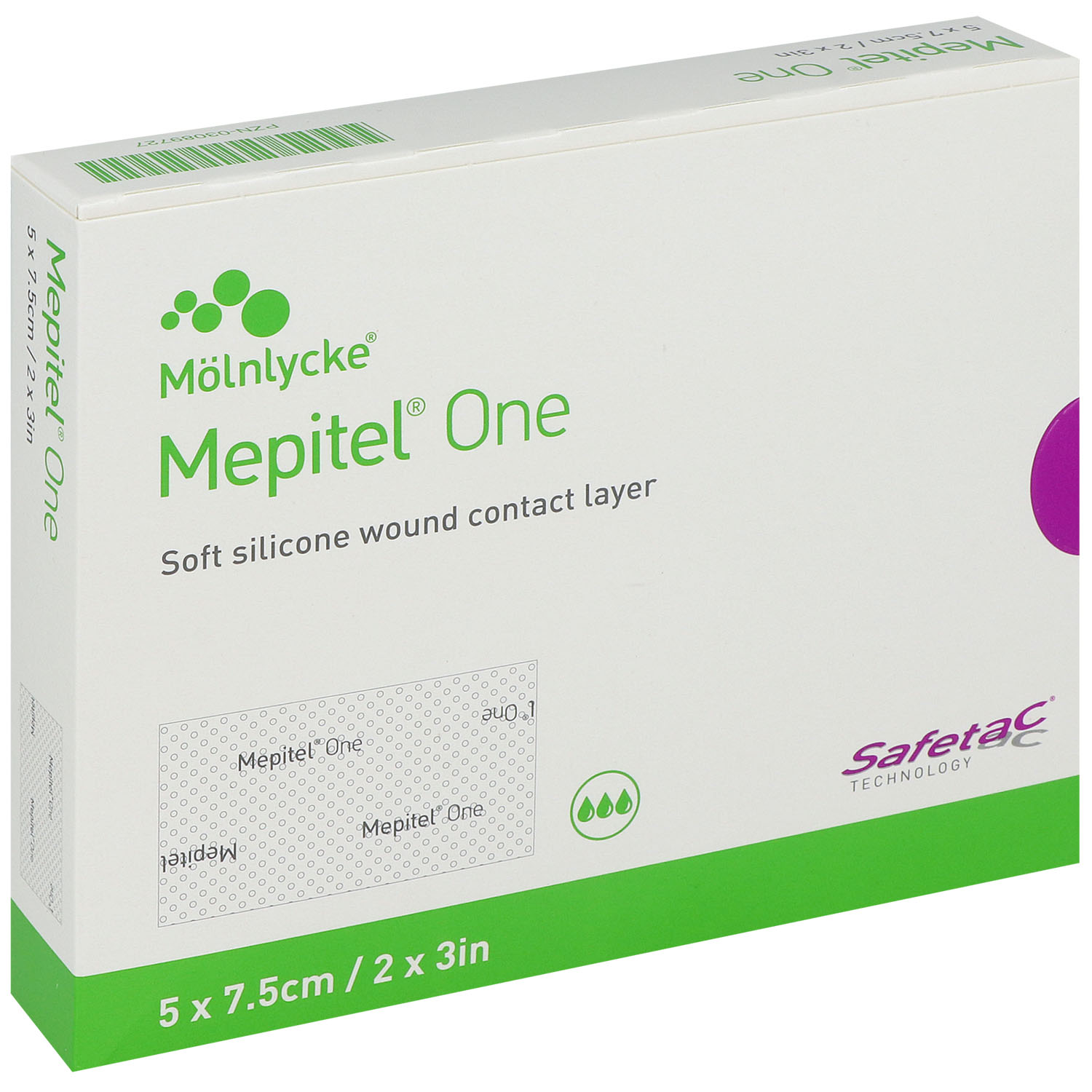 Mepitel One Silikon Netzverband 5 x 7.5 cm - 10 St.