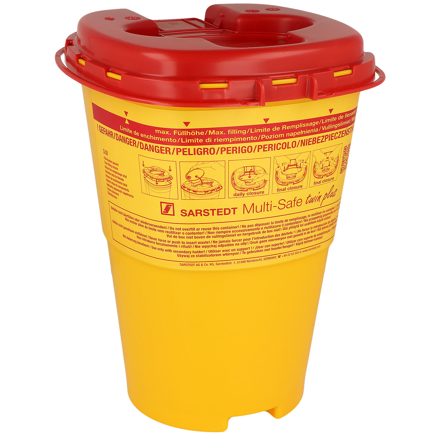 Multi-Safe Twin Plus Entsorgungsbehälter 3000 (3.0 l) - Standard