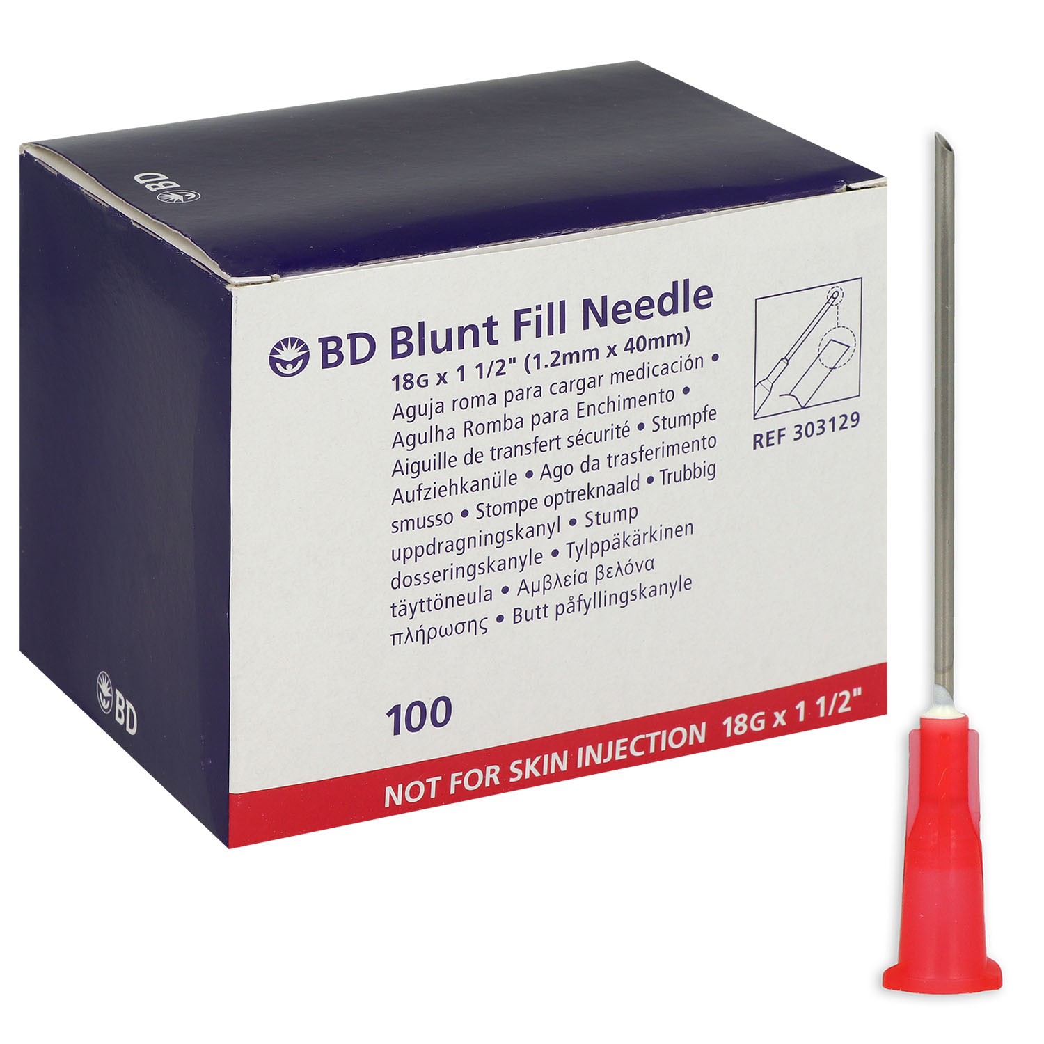 BD Blunt Fill Sicherheits-Aufziehkanülen