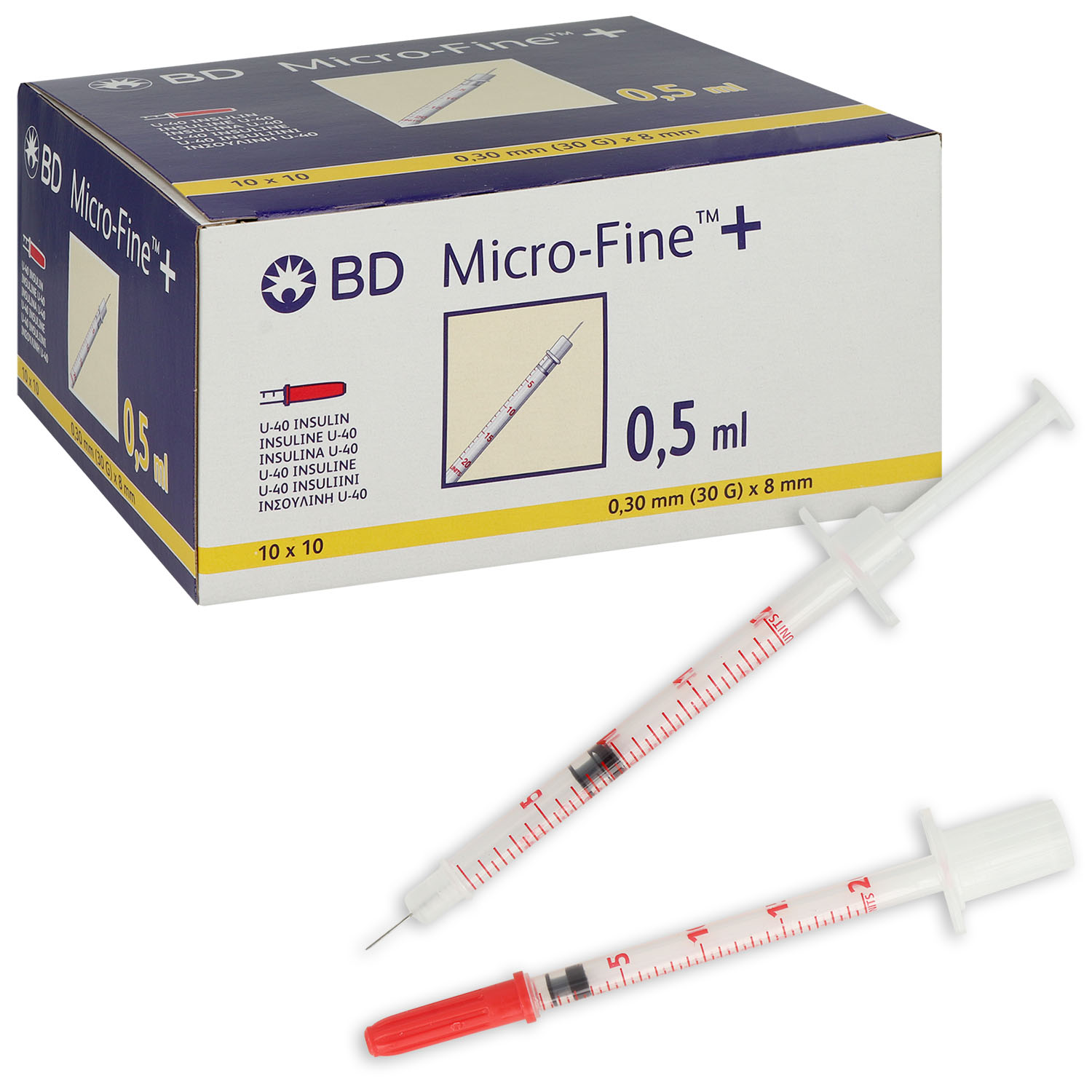 BD Micro-fine+ Insulinspritze U40