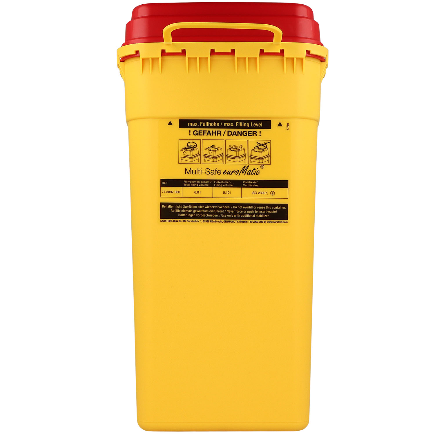 Sarstedt Multi-Safe euroMatic Entsorgungsbehälter 6000 ml