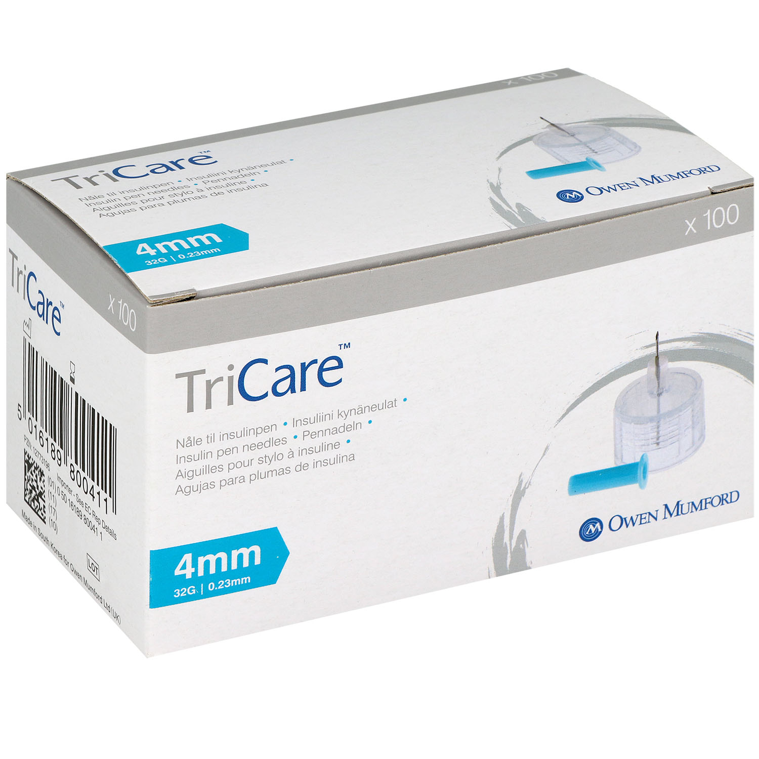 TRICARE Pen-Nadeln 32G - 0.23 x 4 mm - 100 St.